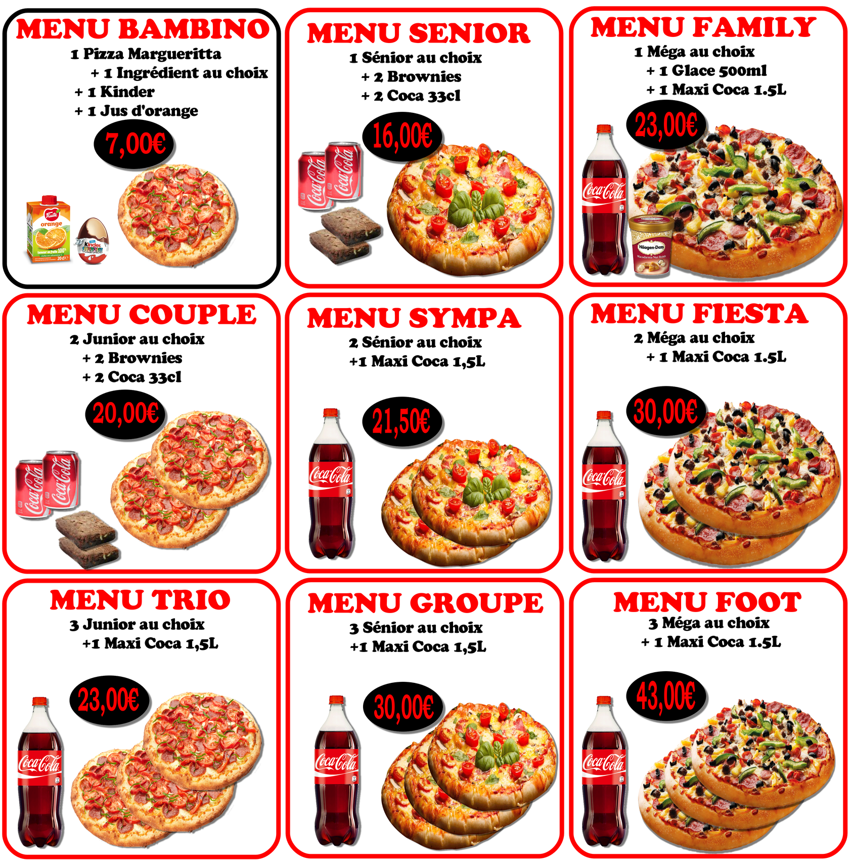 Nos Menus